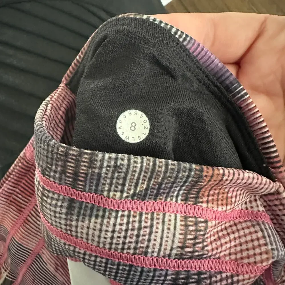 Lululemon On Pace 21” Crop Nulux - 8 Sun Dazed Multi Pink